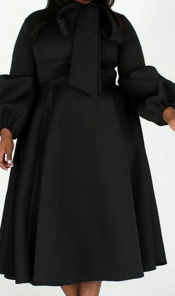 Dresses & Skirts - NEW Black BOW DRESS
